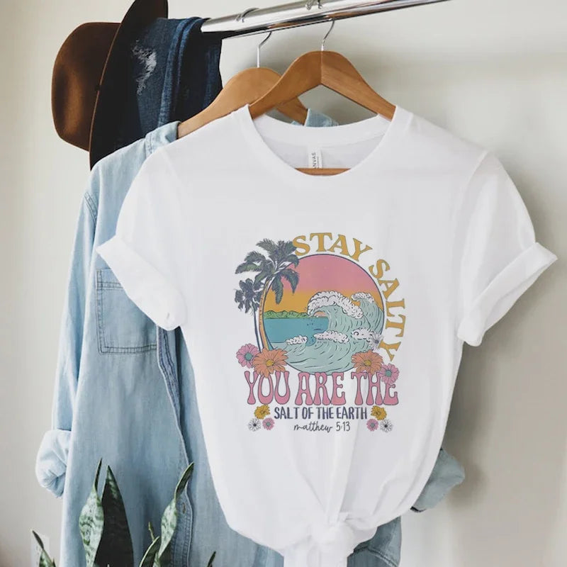 Vintage Aesthetic Jesus Faith Graphic Tshirt