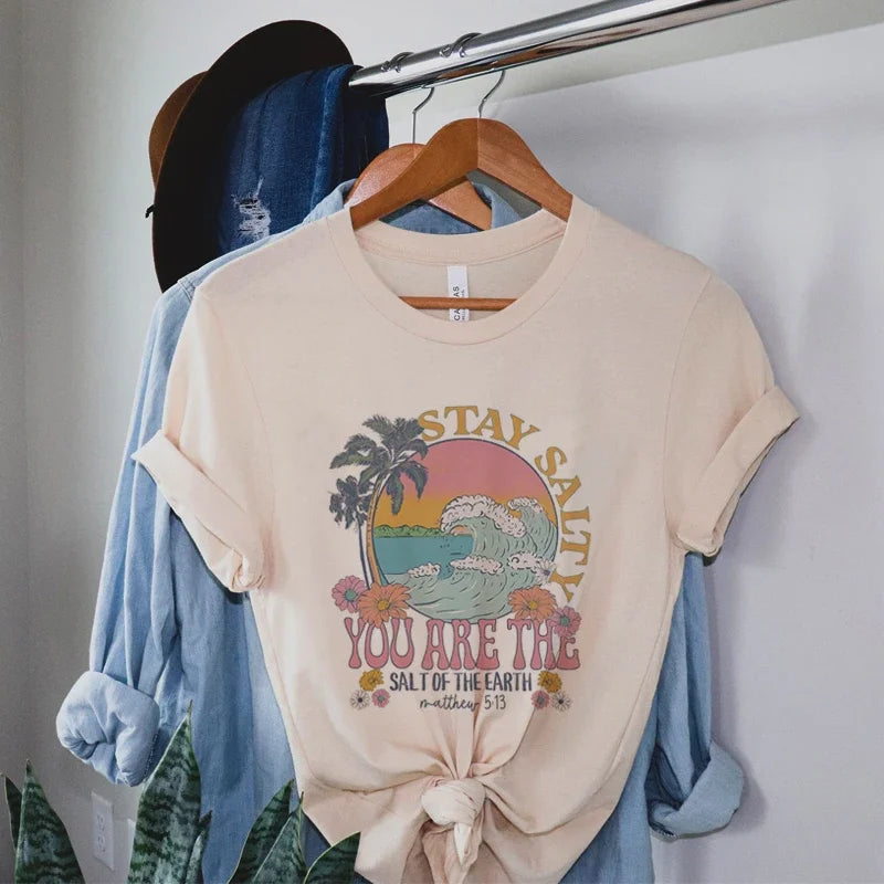 Vintage Aesthetic Jesus Faith Graphic Tshirt