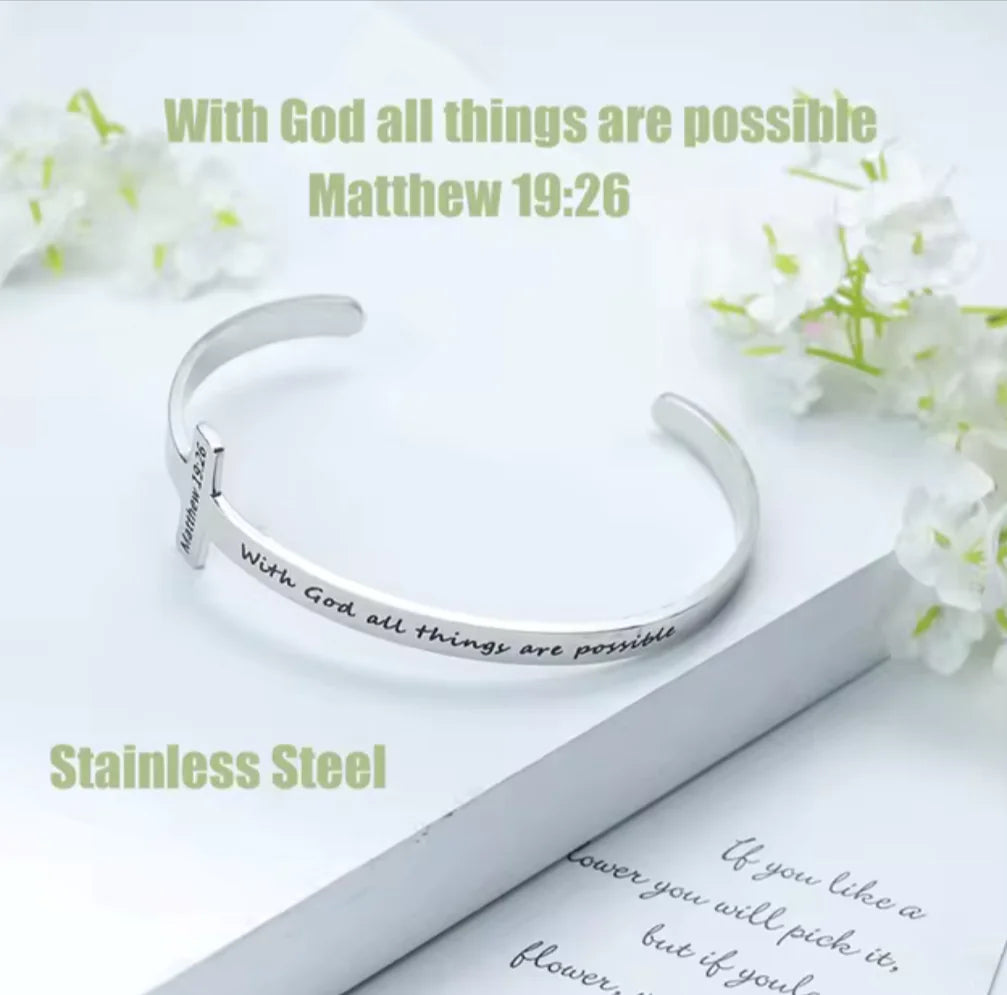 Christian Bible Verse Bracelet