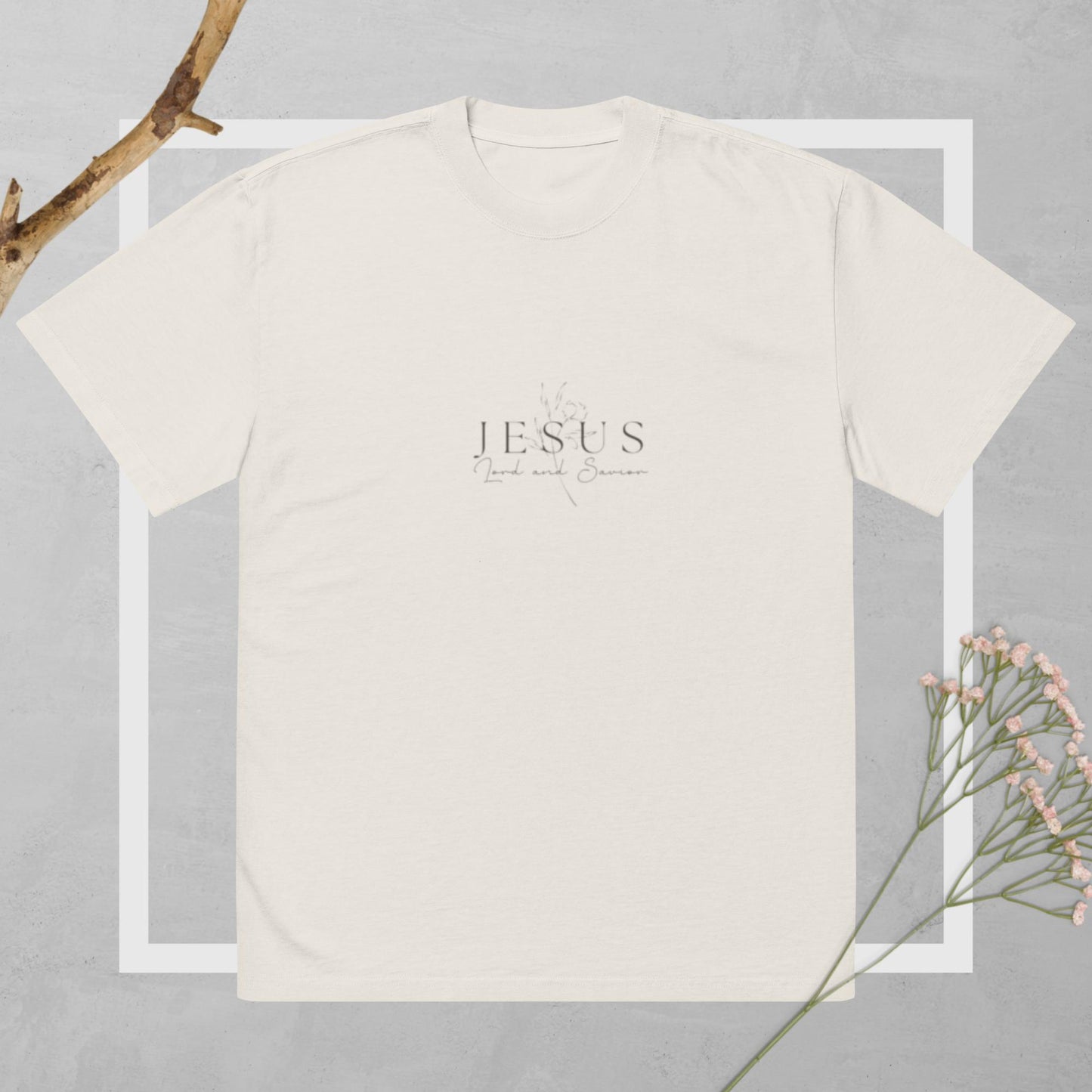 Lord and Savior Oversized faded t-shirt