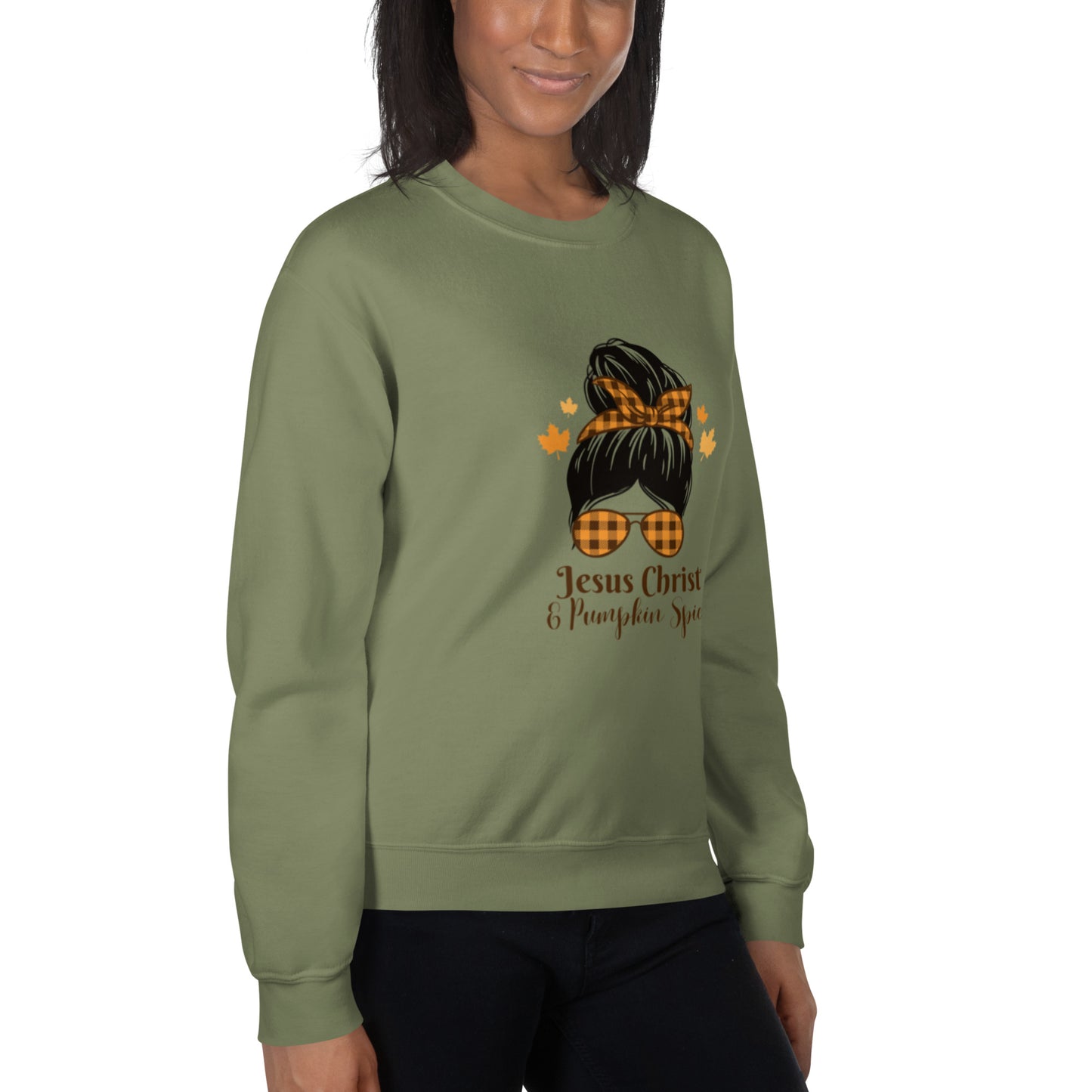 Jesus Christ and Pumpkin Spice Sweatshirt