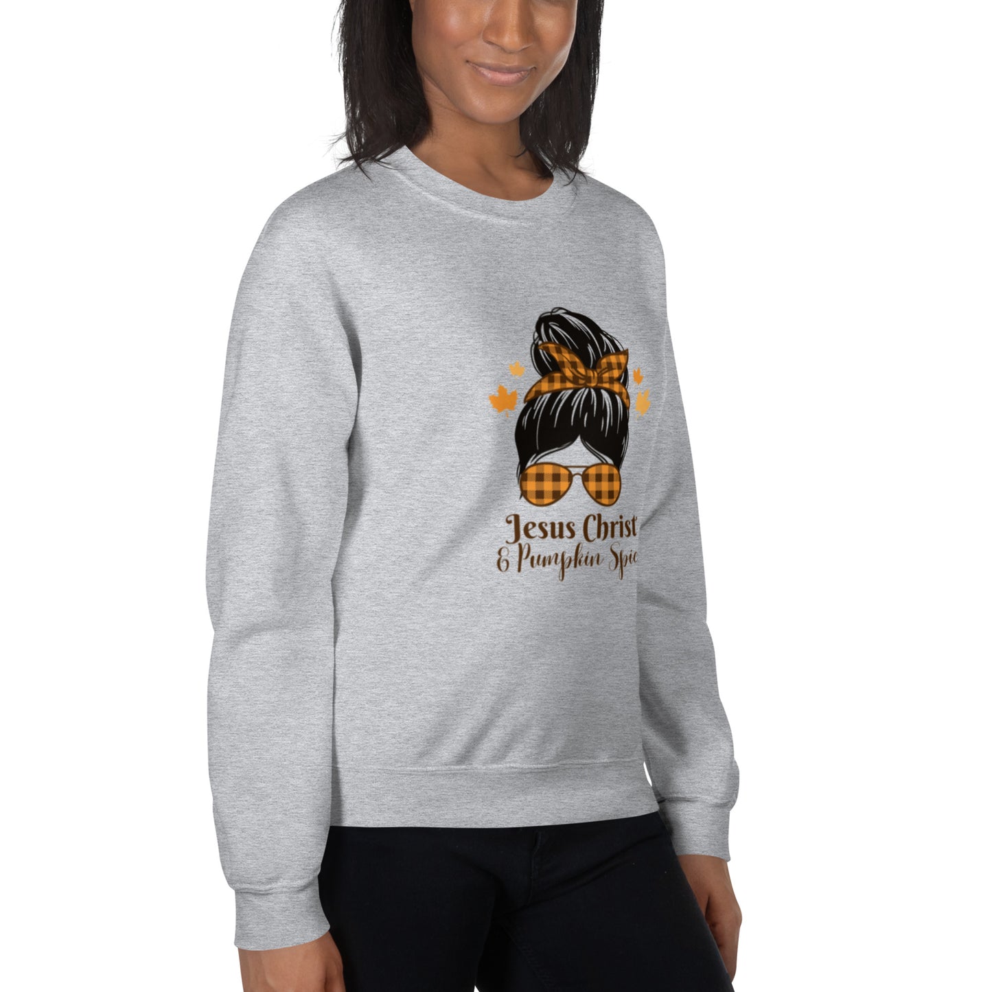 Jesus Christ and Pumpkin Spice Sweatshirt