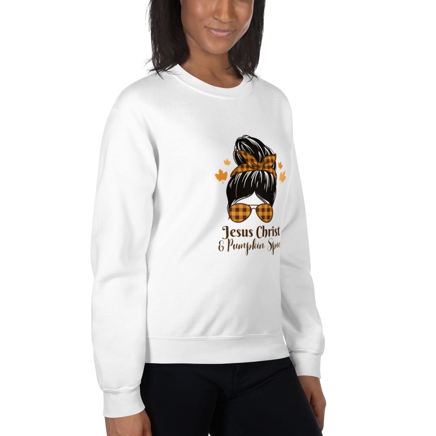 Jesus Christ and Pumpkin Spice Sweatshirt